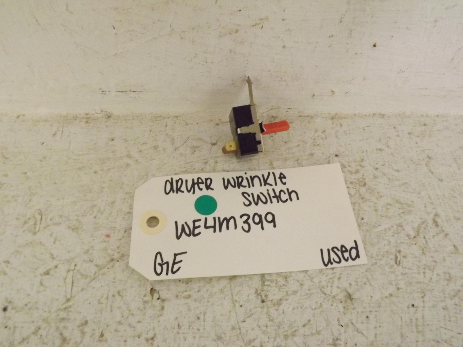 GE Dryer WE4M399 Wrinkle Switch Used GE Dryer WE4M399 Wrinkle Switch Used